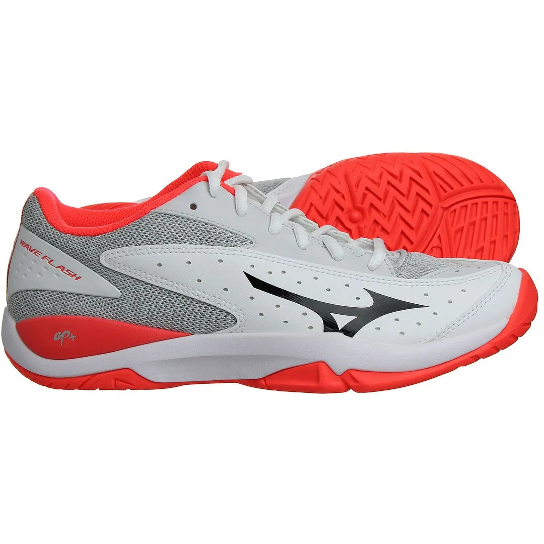 Mizuno Wave Flash All Court Womens White Tennis Trainers