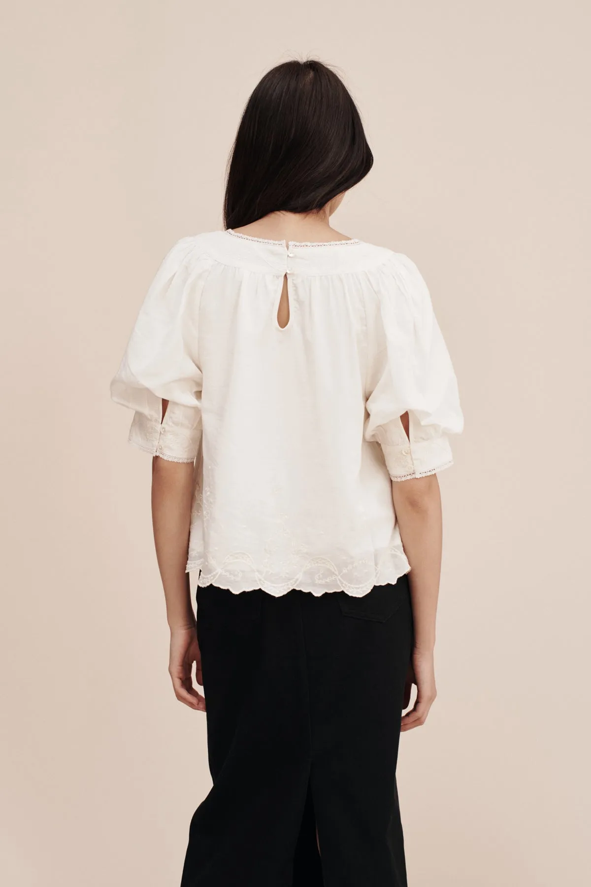 MYLAH TOP - CREAM