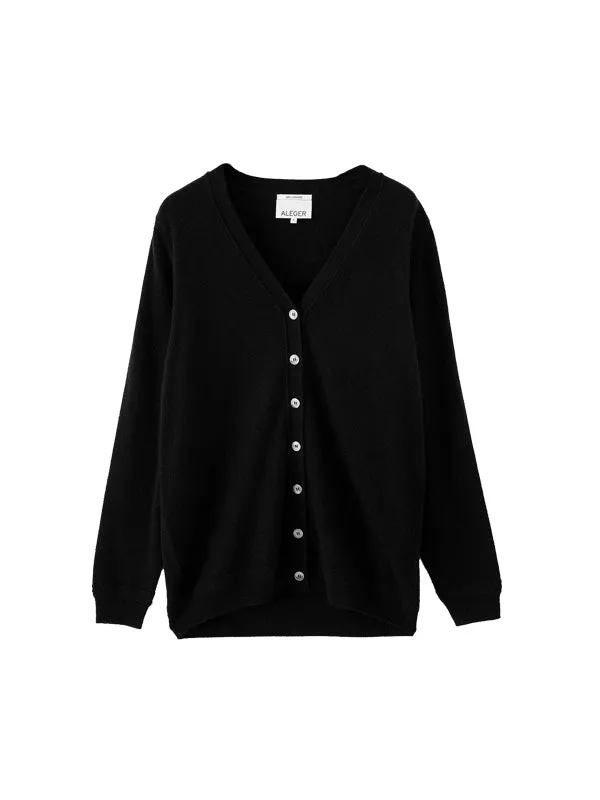 N.05 Cashmere Oversized Cardigan in Black