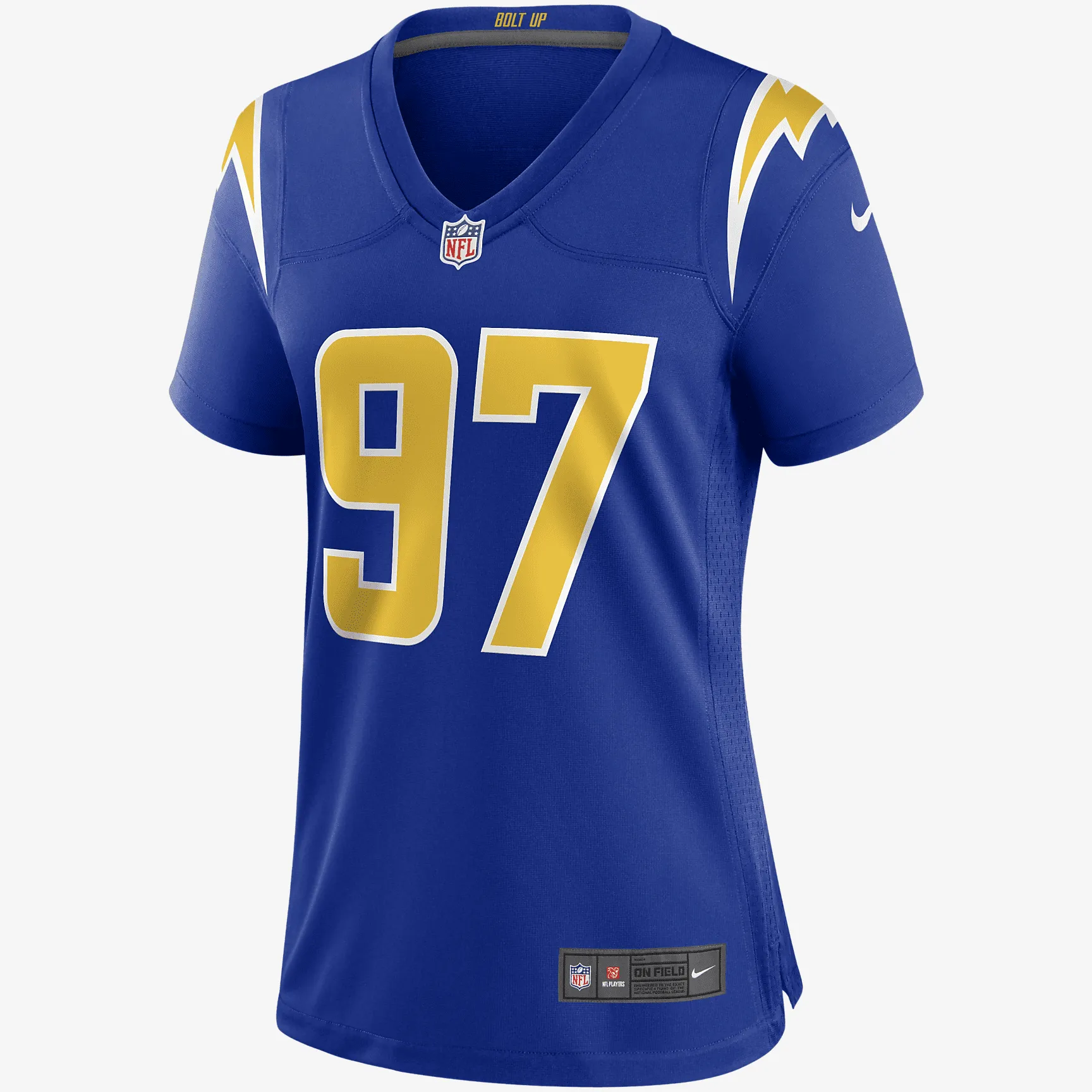 NFL Los Angeles Chargers (Joey Bosa) Women's Game Football Jersey - Royal