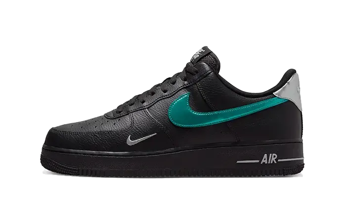 Nike Air Force 1 Low Black Blue Lightning