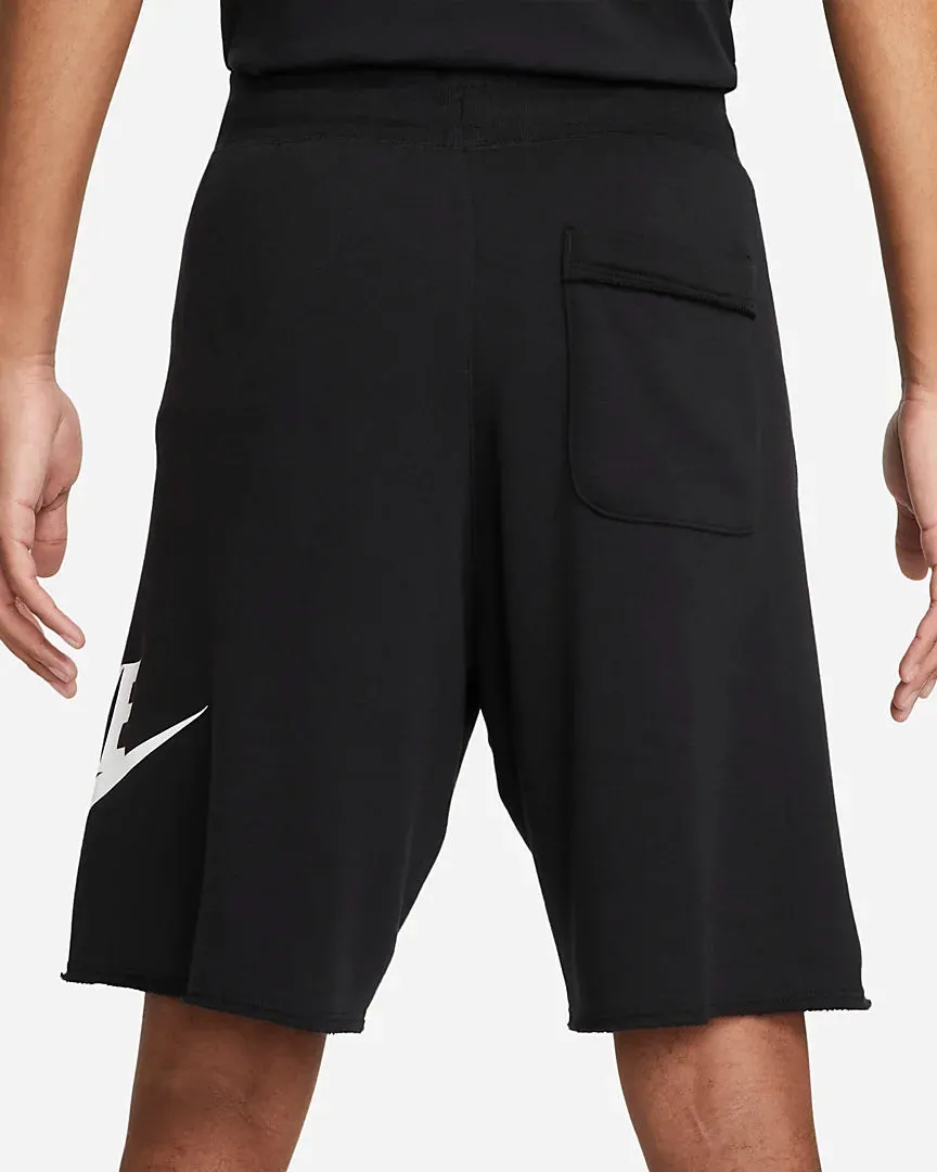 Nike Alumni Essentials Casual Sport men's brushed cotton shorts DM6817-010 black