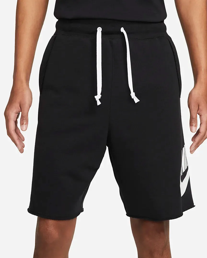 Nike Alumni Essentials Casual Sport men's brushed cotton shorts DM6817-010 black