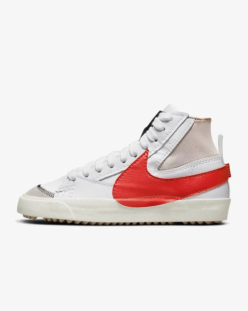 Nike unisex adult sneakers shoe Blazer Mid '77 Jumbo DD3111 102 white red