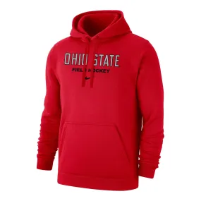 Ohio State Buckeyes Field Hockey Club Fleece Scarlet Hooded Sweatshirt