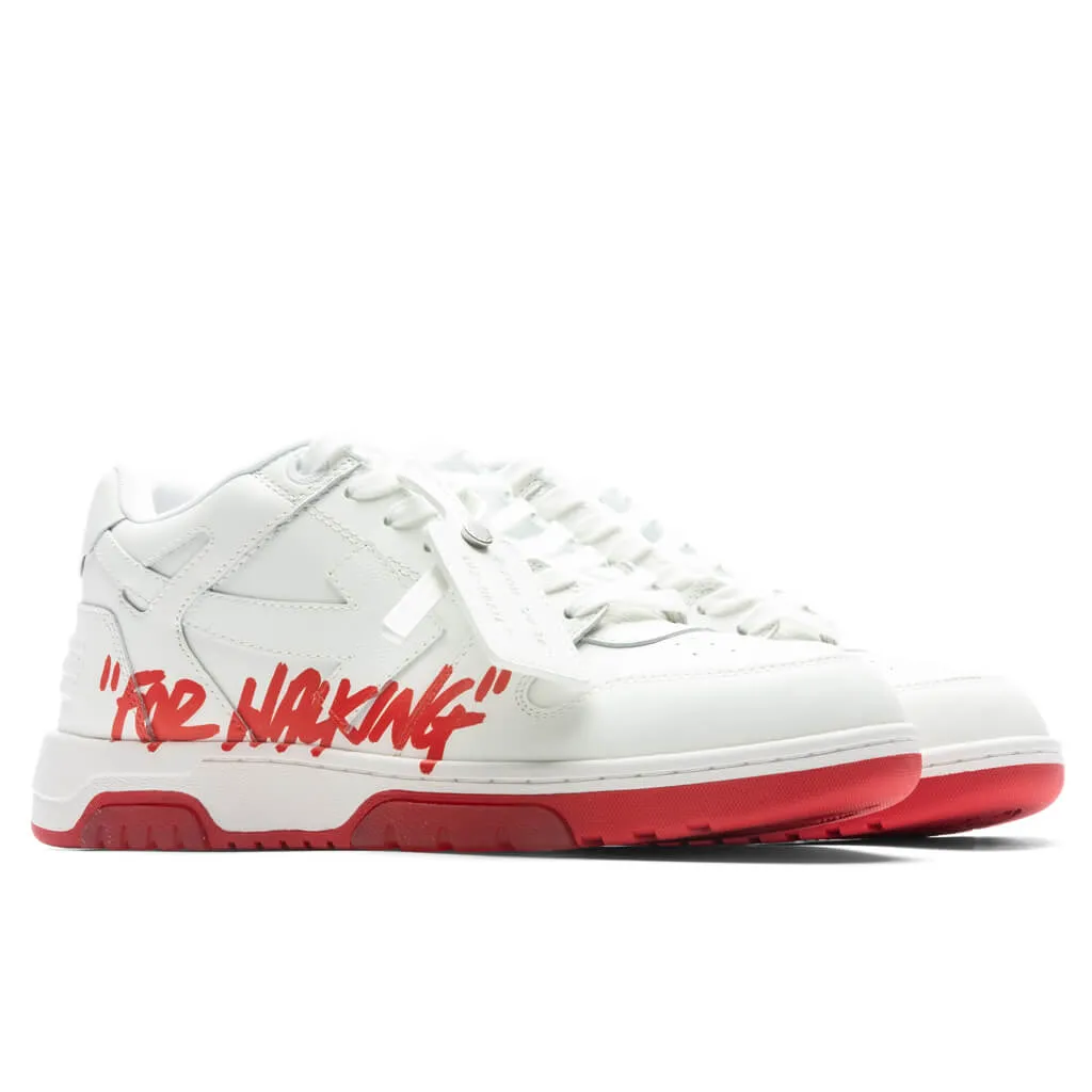 Out of Office 'For Walking' - White/Red