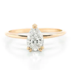 Pear Diamond Solitaire