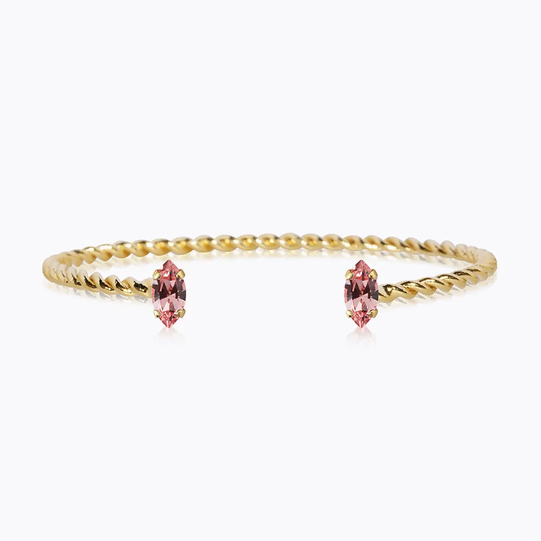 Petite Navette Bracelet / Light Rose