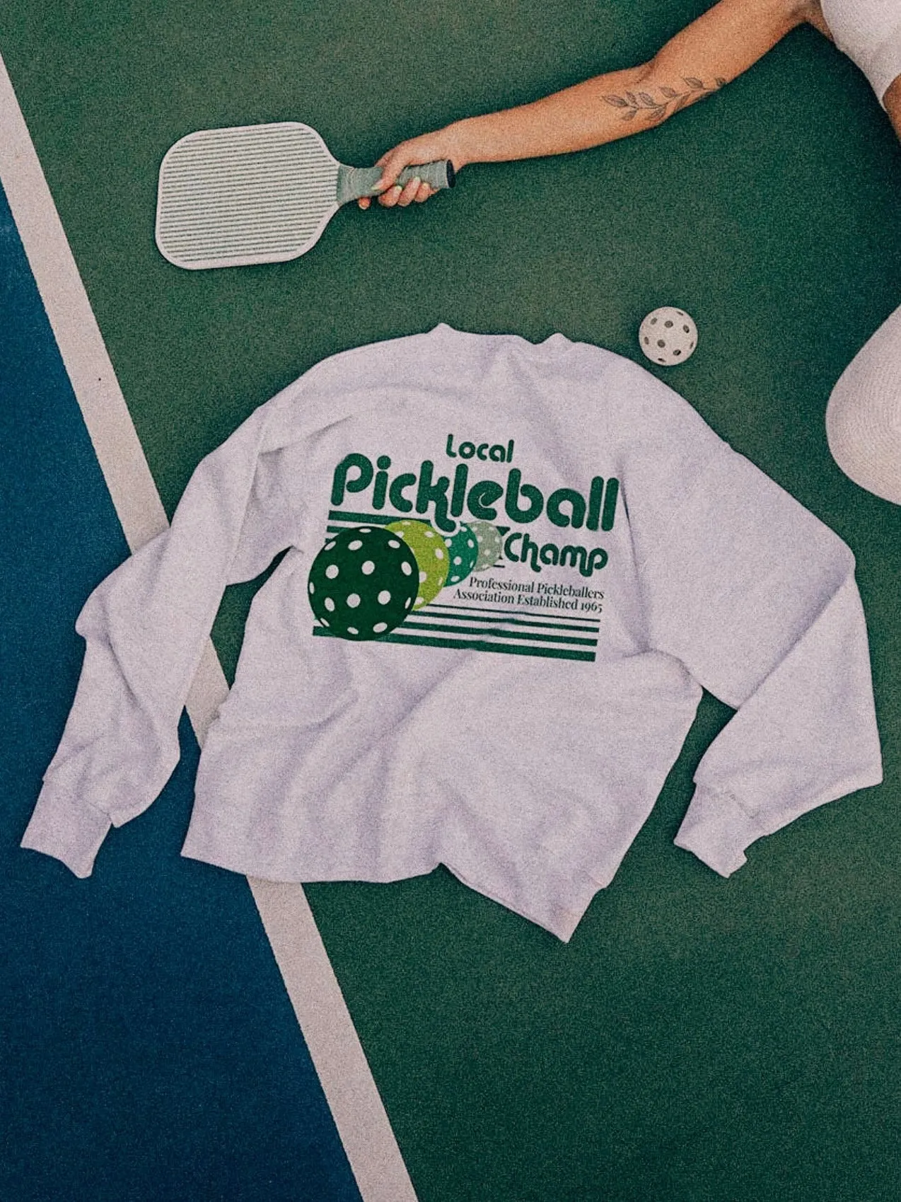 Pickleball Champ Graphic Crewneck