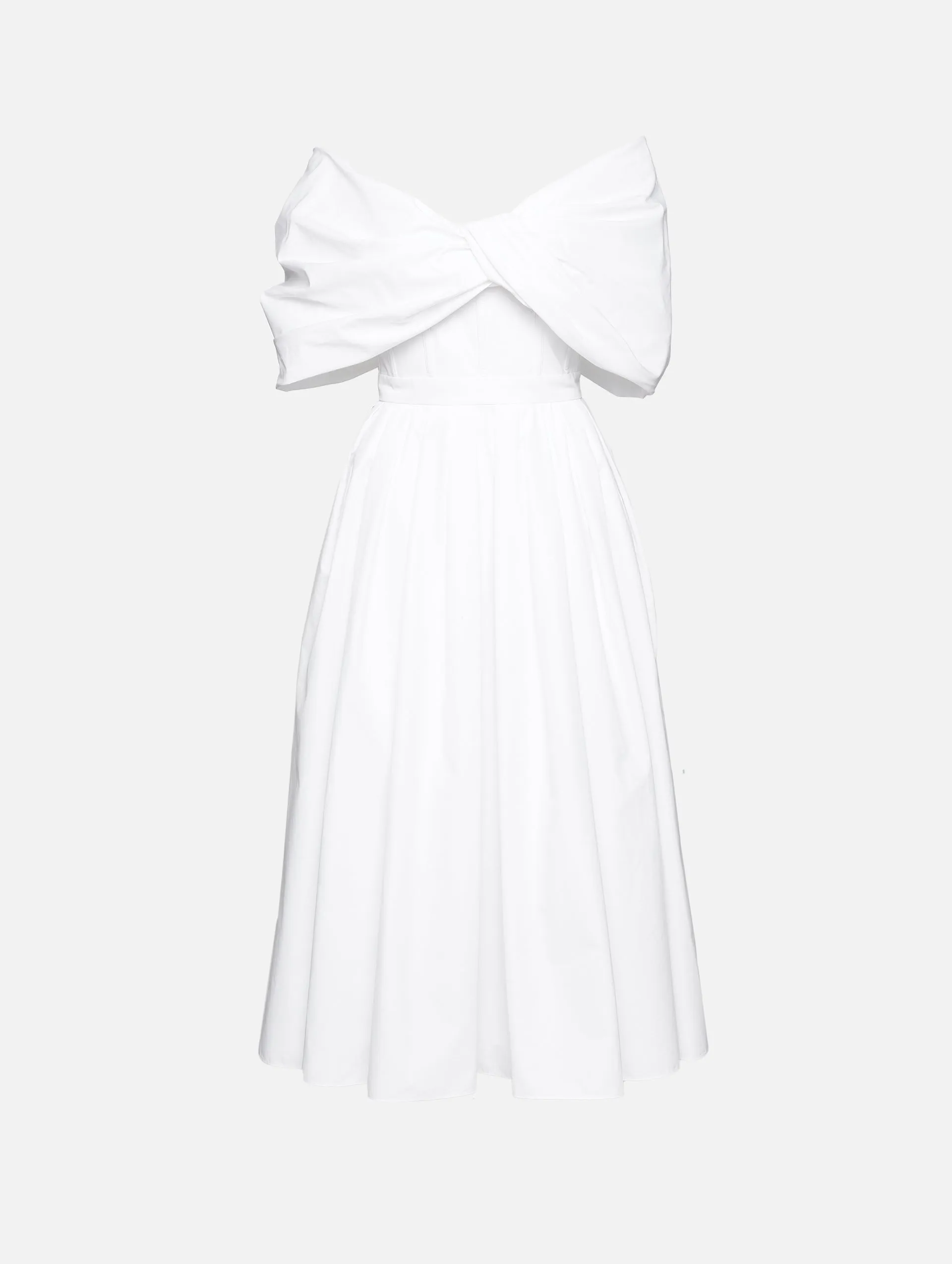 Poplin Midi Dress