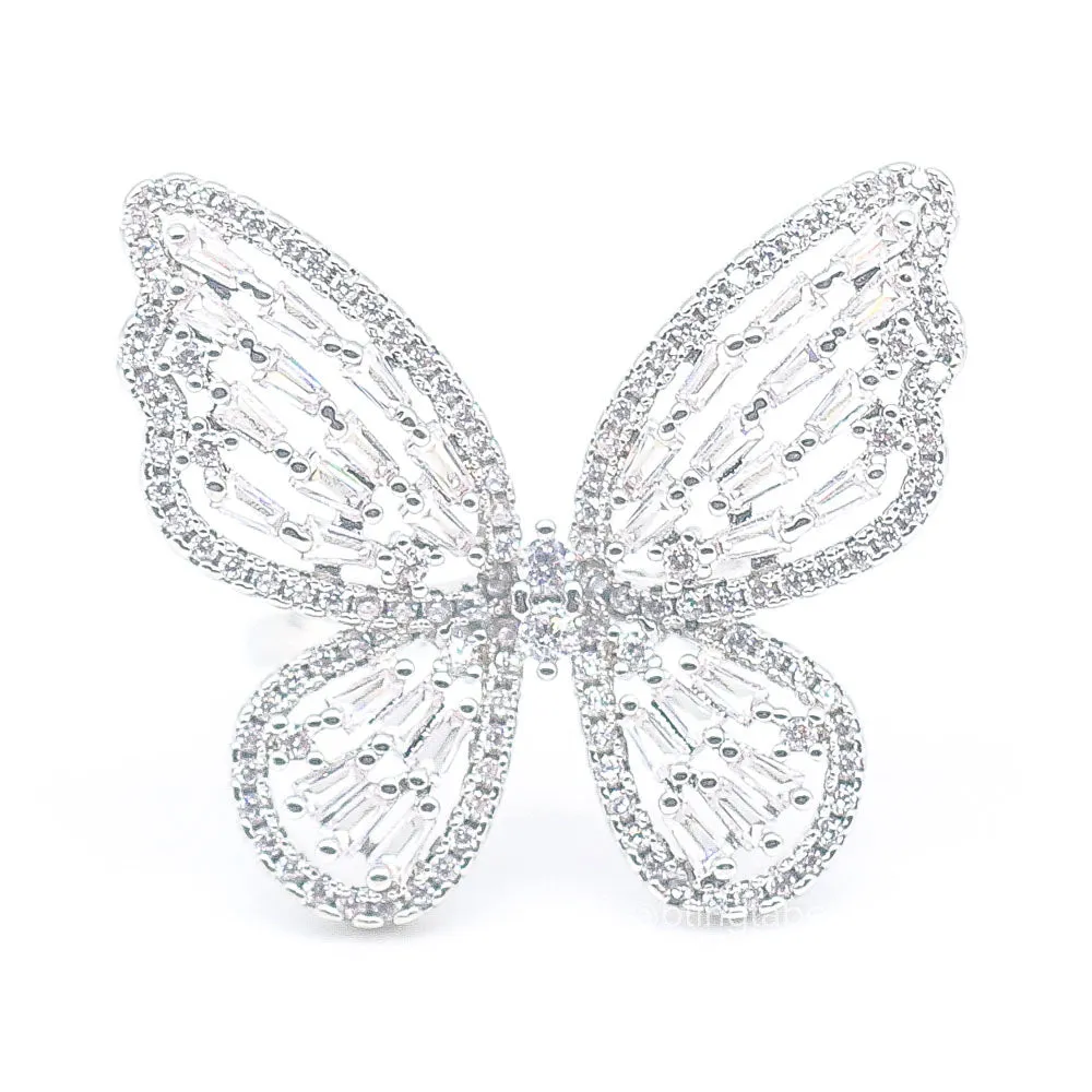 Queen Butterfly Diamond Ring