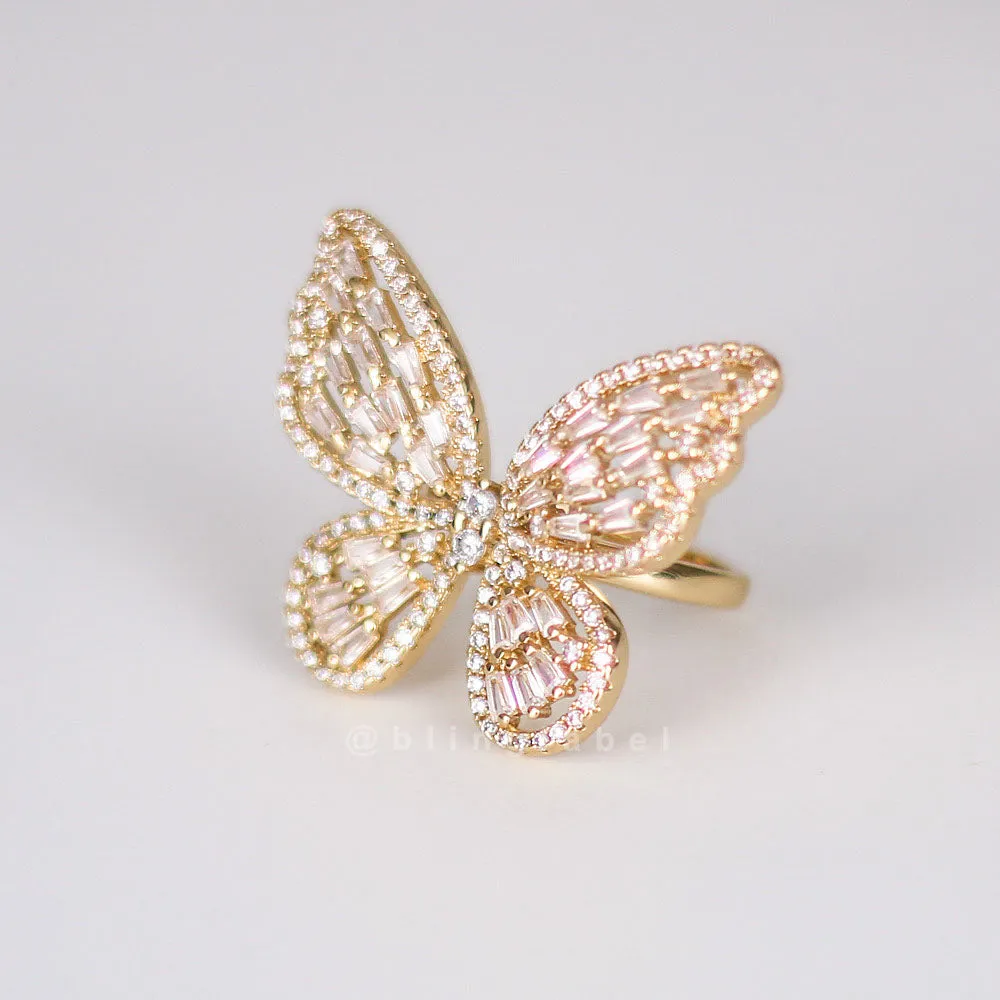 Queen Butterfly Diamond Ring