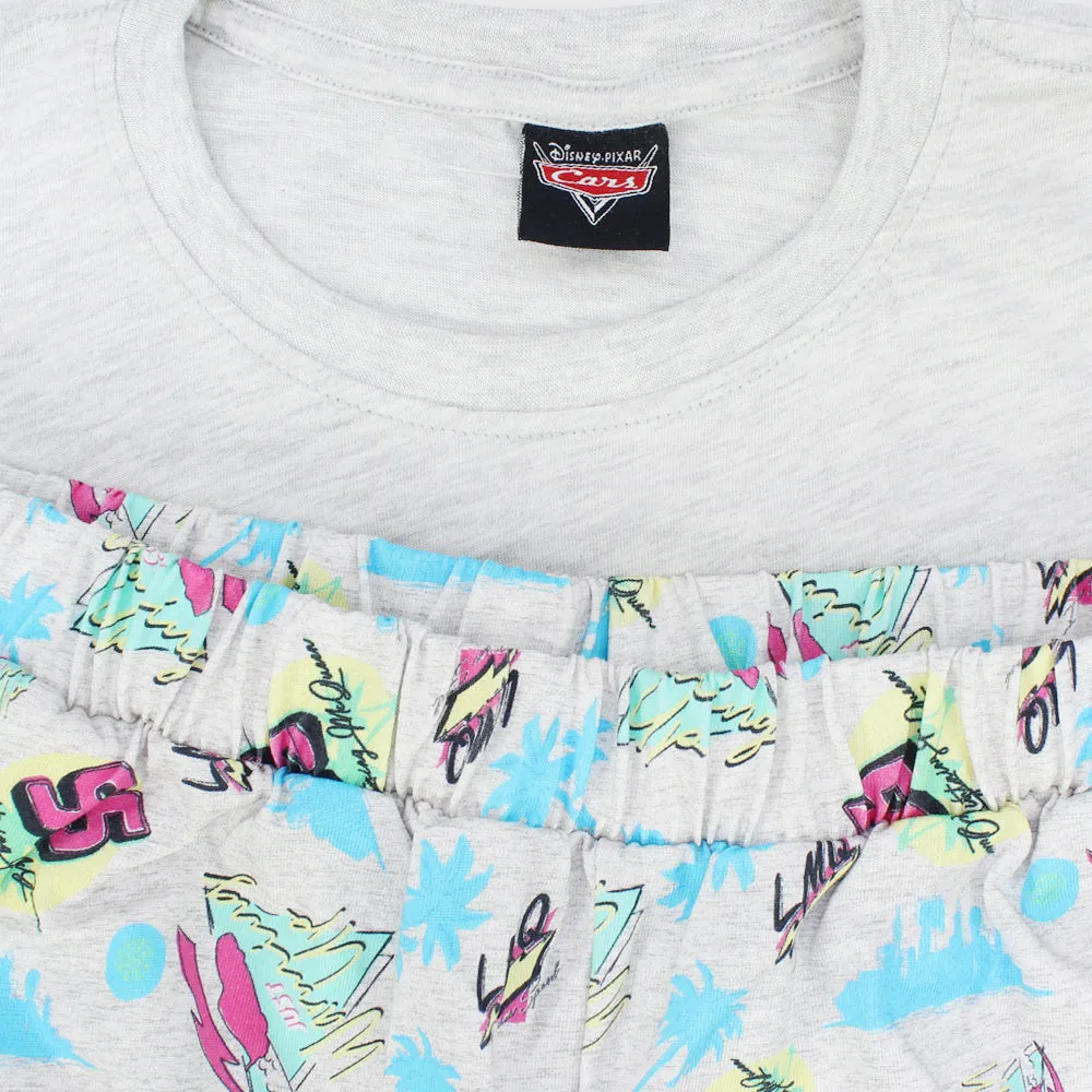 "Front Runner Vibes" Short-Sleeved Pajama