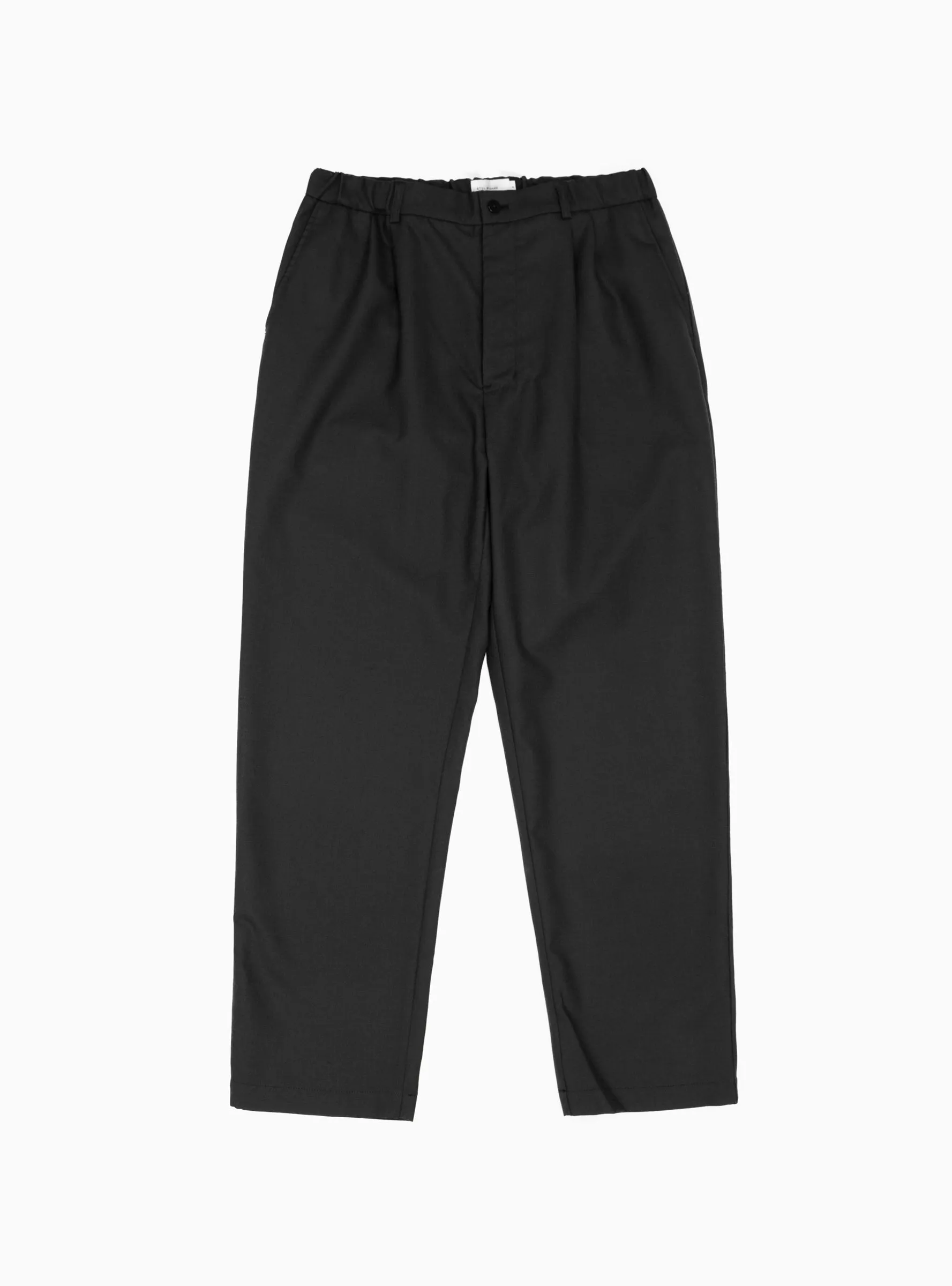 Relaxed Wool Trousers Ink Black