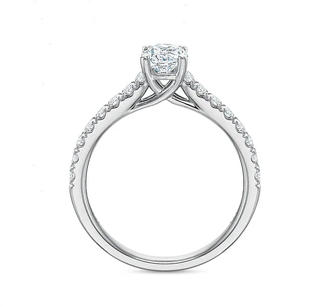 Round Brilliant Engagement Ring 1.00tw