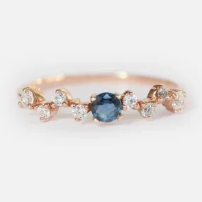 SAPPHIRE DIAMOND RING MAKEDA