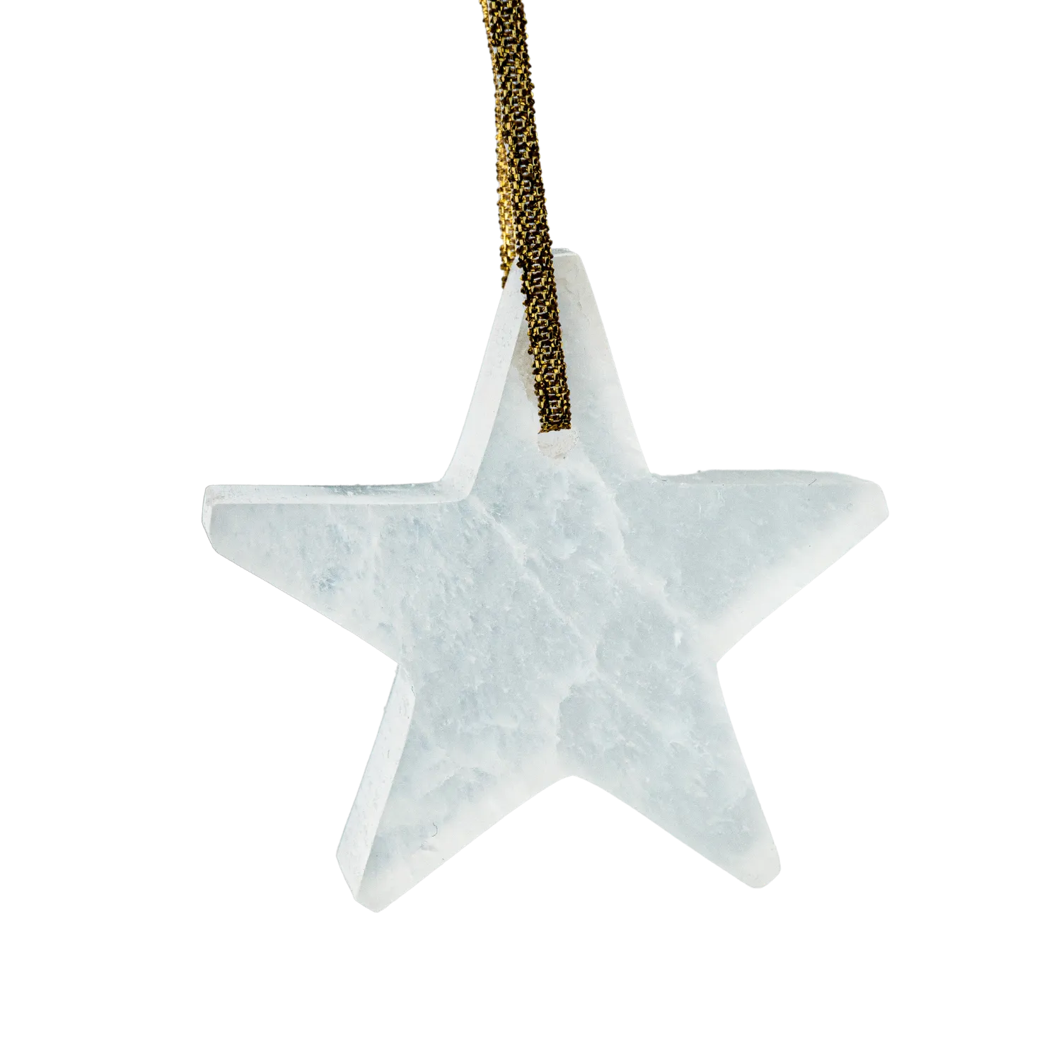 Selenite Star Ornament Set