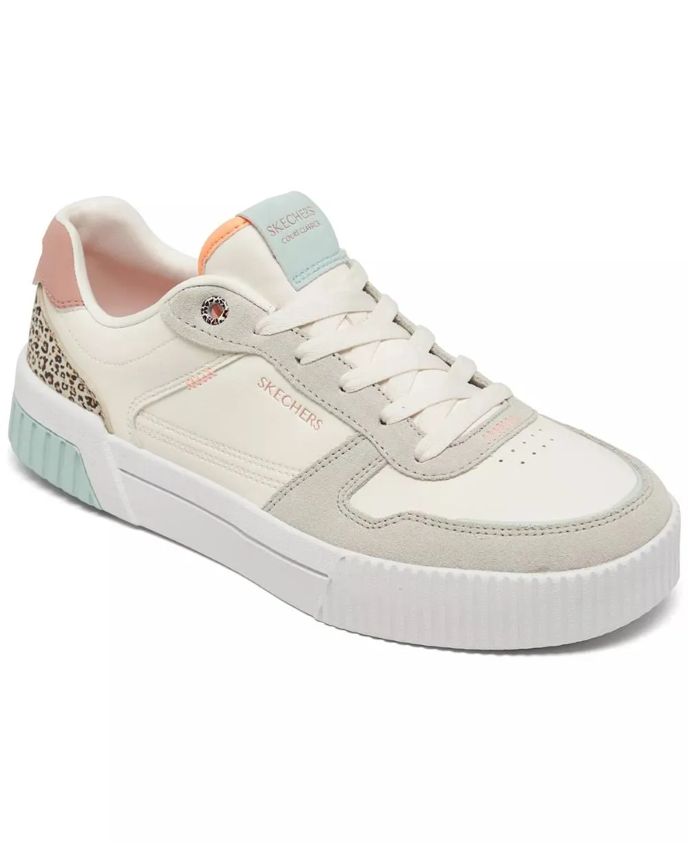 'Skechers' Women's Jade-Feline Instinct Casual Sneaker - Natural / Multi