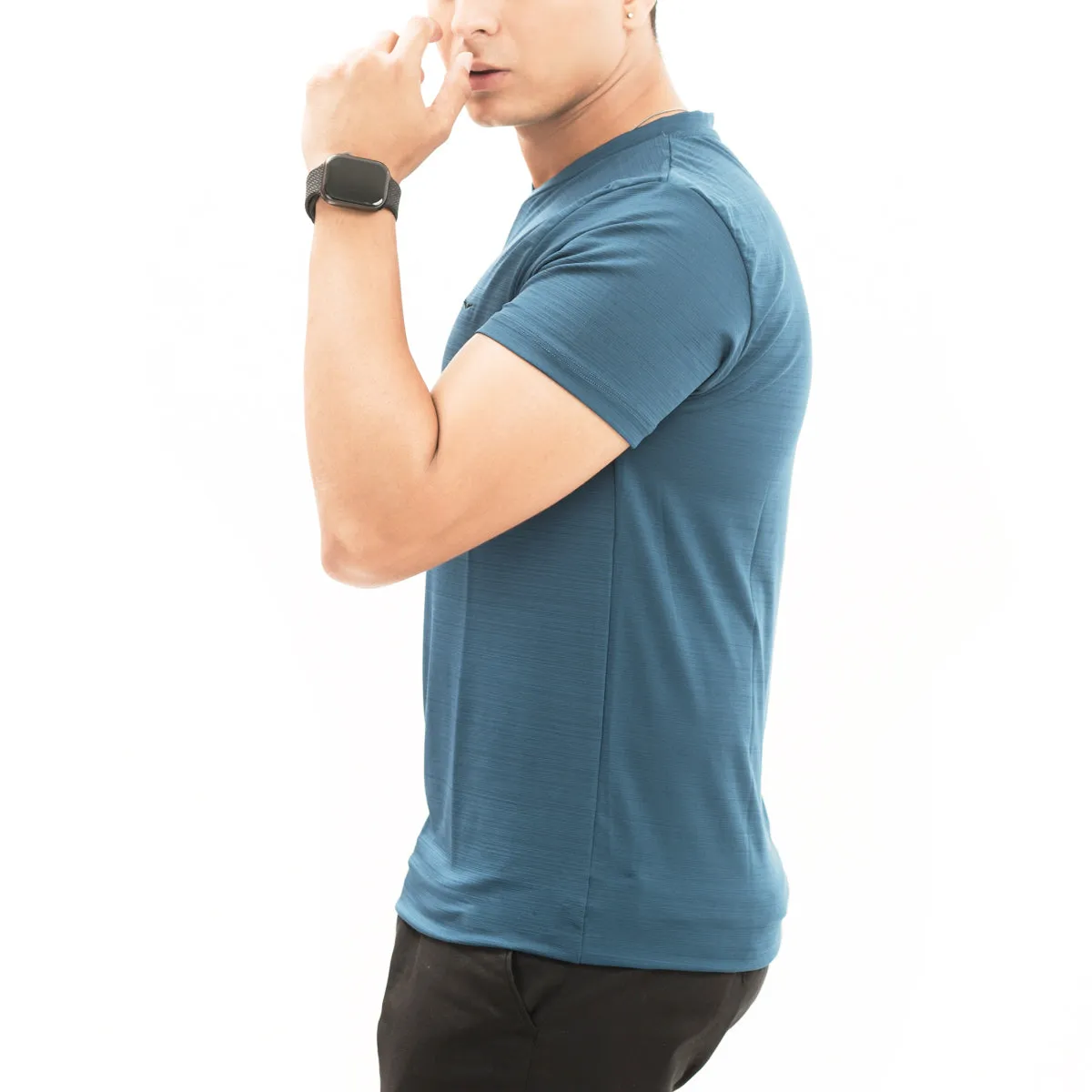 Solid Teal V-Neck