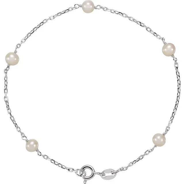 Station Pearl Bracelet