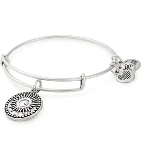 Sun Crystal Charm Bangle