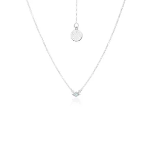 Superfine / Necklace / Keepsake / Blue Topaz   Silver