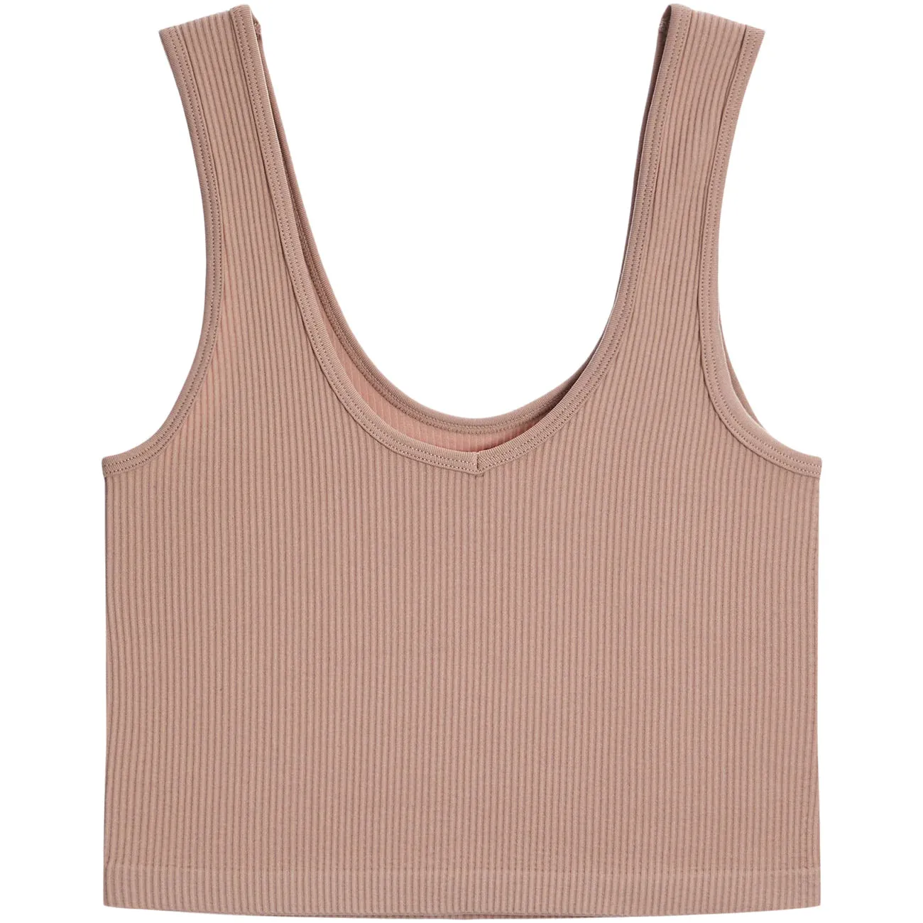 Suzette Collection- Ribbed V-Neck Tank