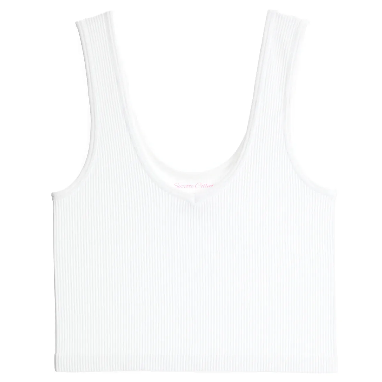 Suzette Collection- Ribbed V-Neck Tank