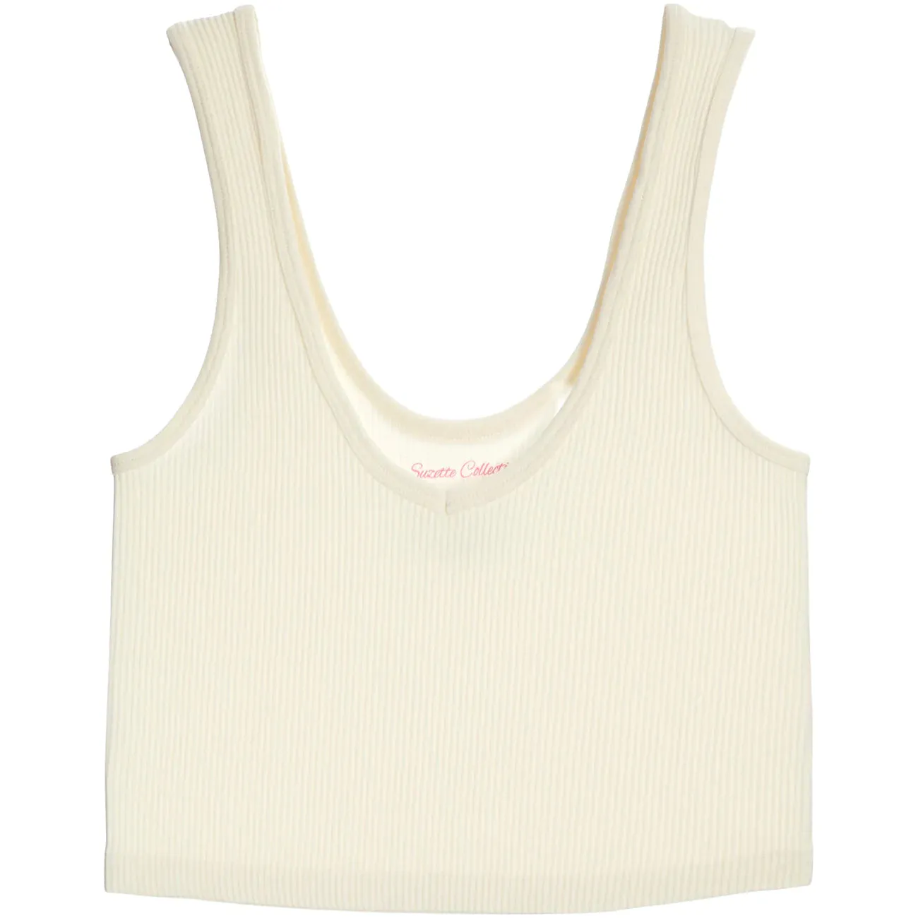 Suzette Collection- Ribbed V-Neck Tank