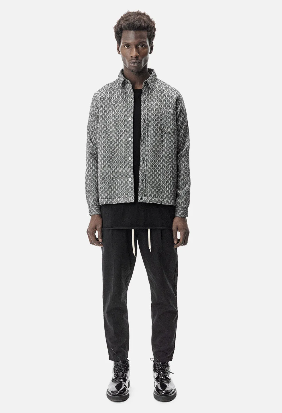 Switch Overshirt / Diamond Jacquard