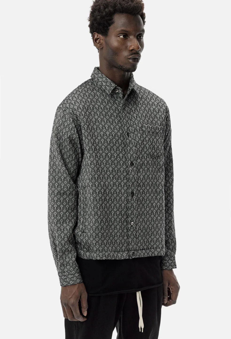 Switch Overshirt / Diamond Jacquard