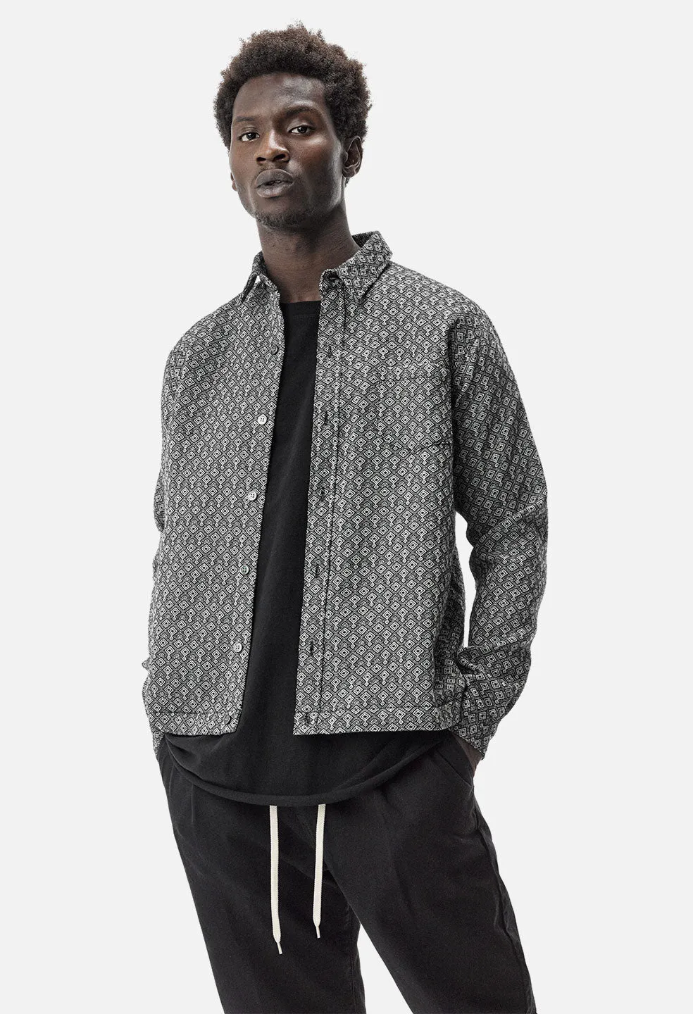 Switch Overshirt / Diamond Jacquard