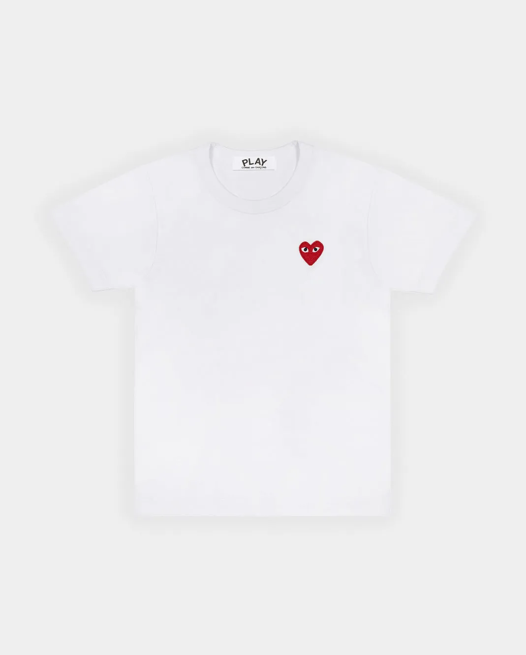 T107 RED HEART T-SHIRT / WHITE