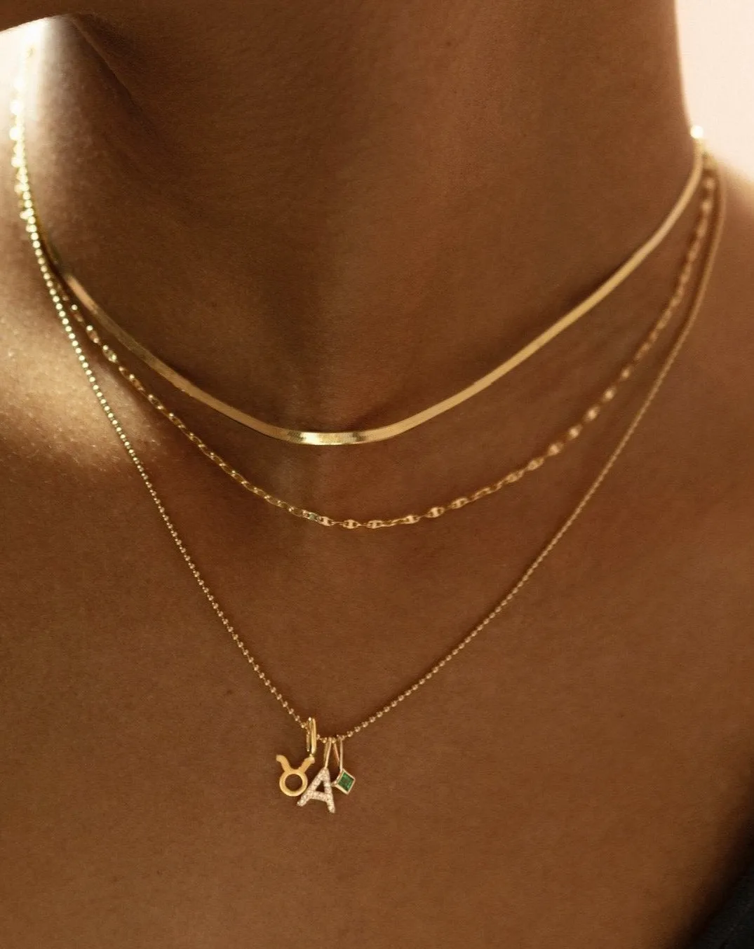 Taurus Zodiac Charm - 10k Solid Gold