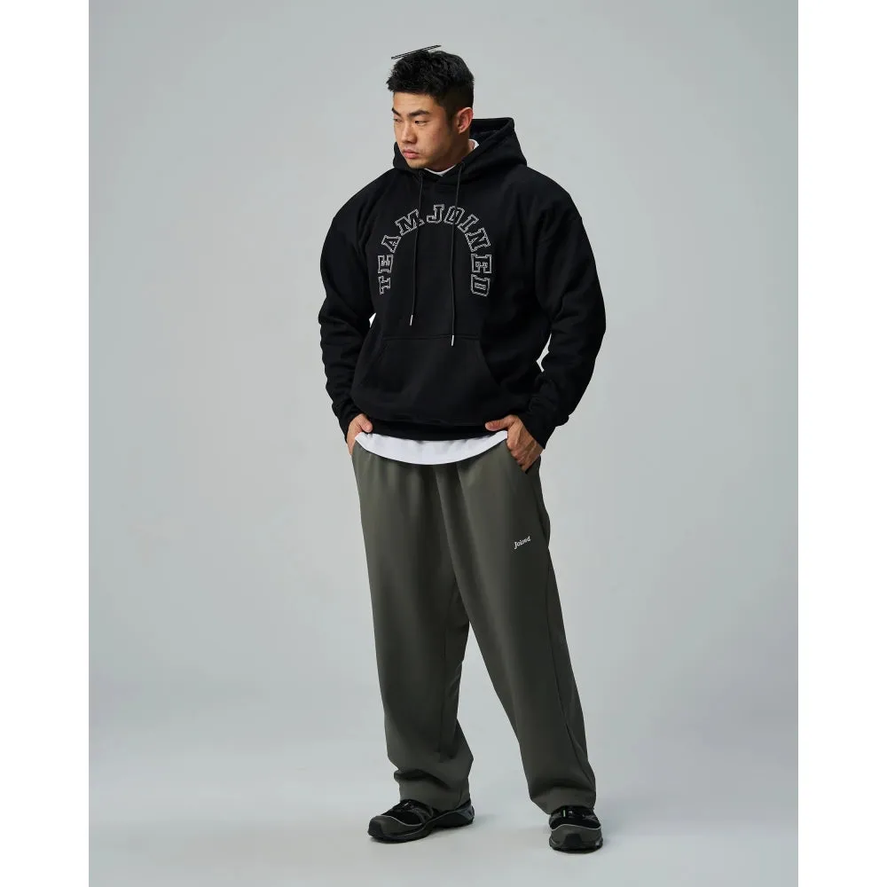 TEAMJOINED JOINED BIG GYM ARCH OVERSIZED HOODIE-BLACK