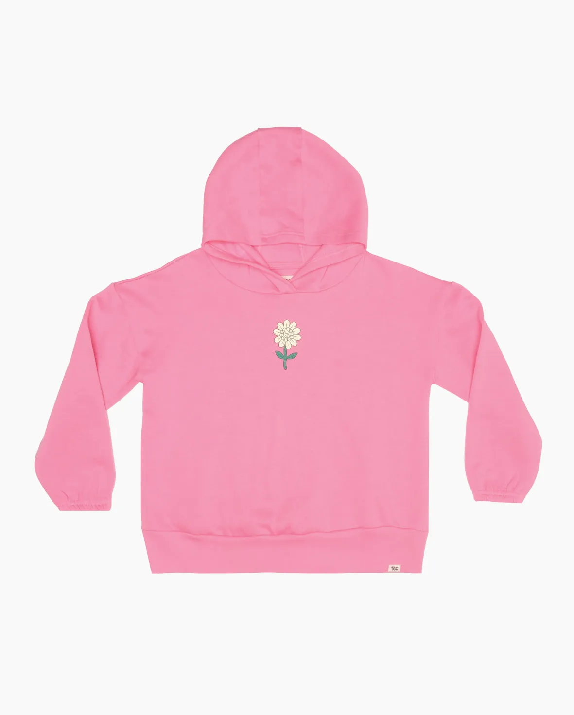 TGC Flower Garden Candy Pink Fleece Hood