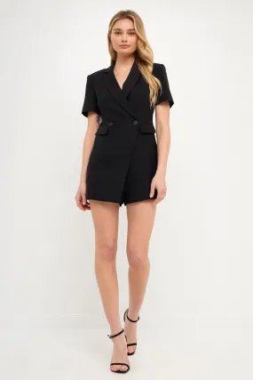 The ‘Short Sleeve Blazer Romper’