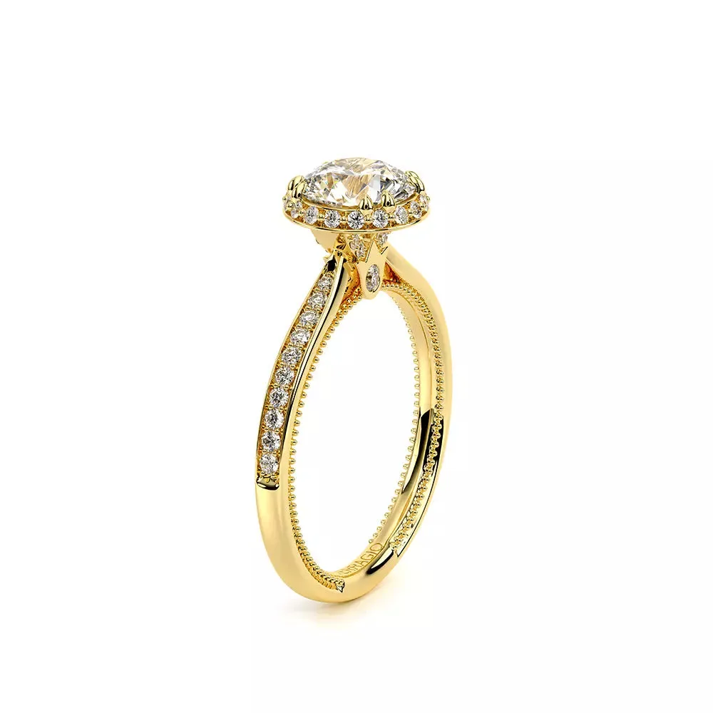 Verragio Renaissance 14k Gold Diamond Engagement Ring with Stardust Halo