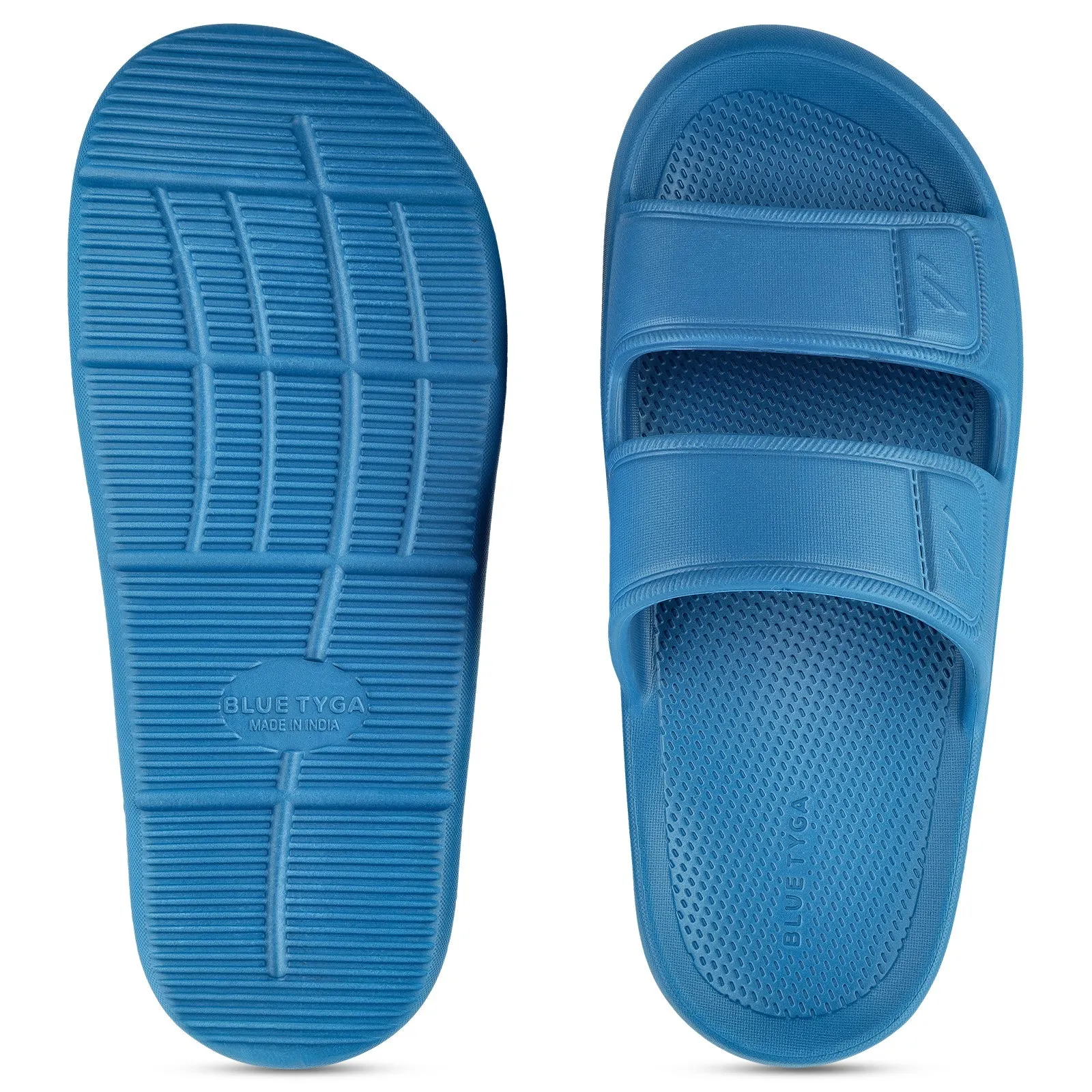 Walkaroo Men Casual Flip-Flop  - WC4823 Teal Blue