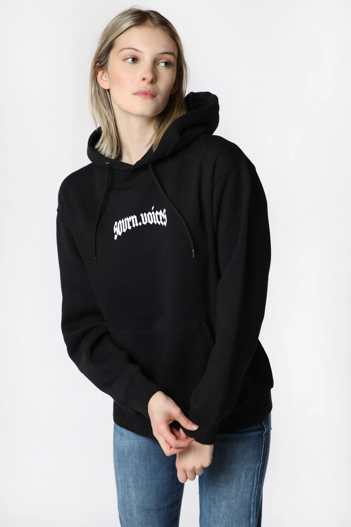 Womens Sovrn Voices Brokehearted Graphic Hoodie