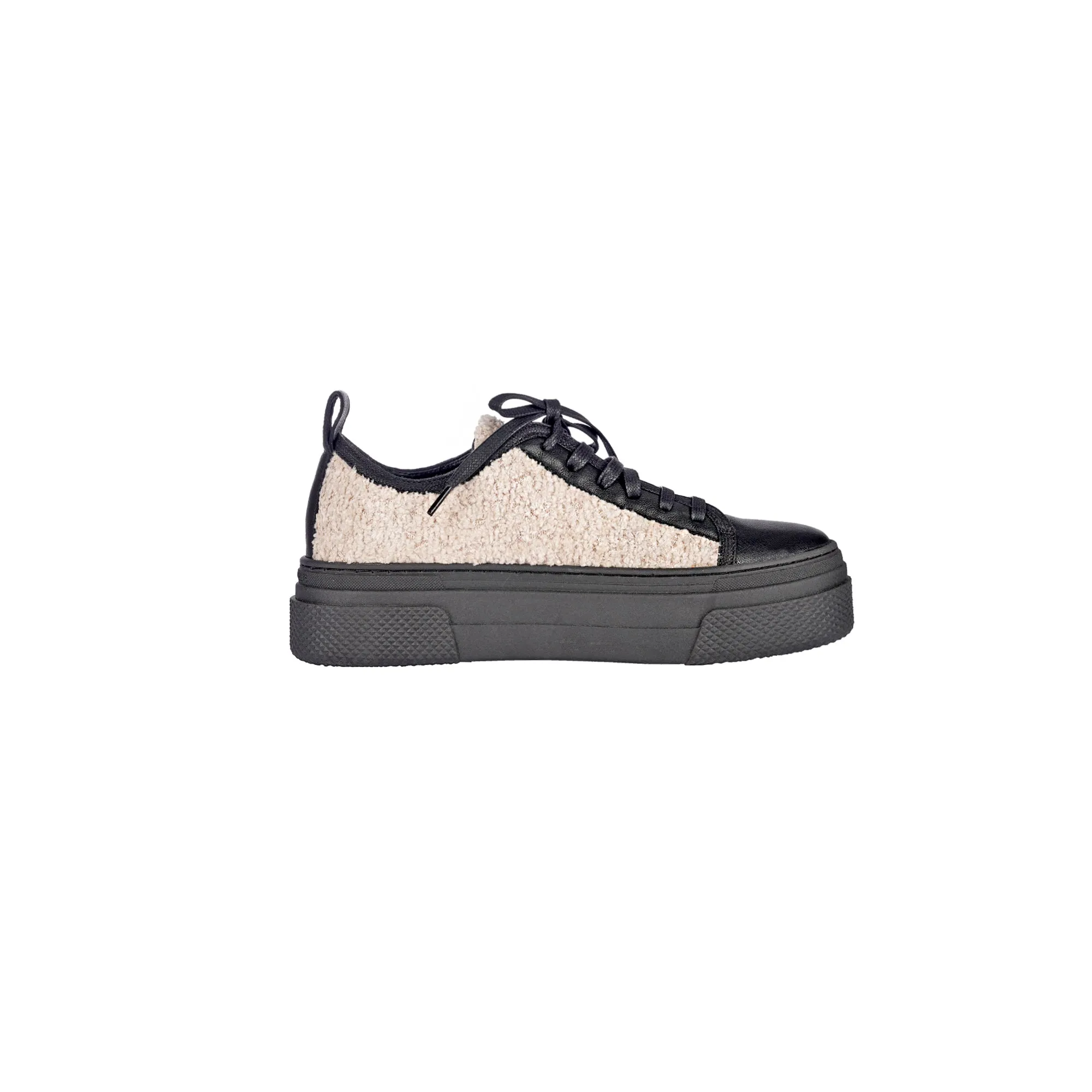 Wool Sneaker Bouclè Chalk White