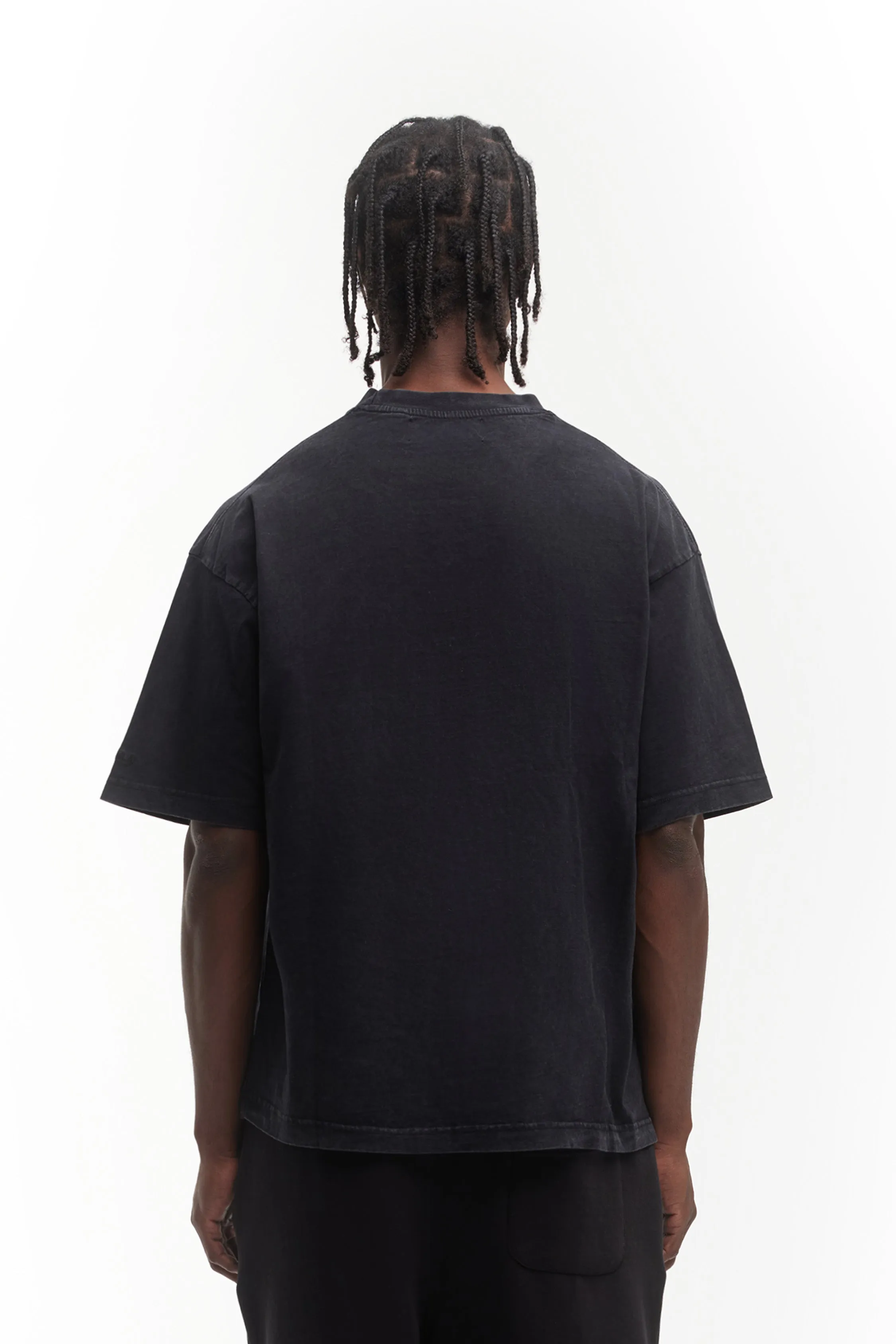 WW BLACK WASHED T-SHIRT